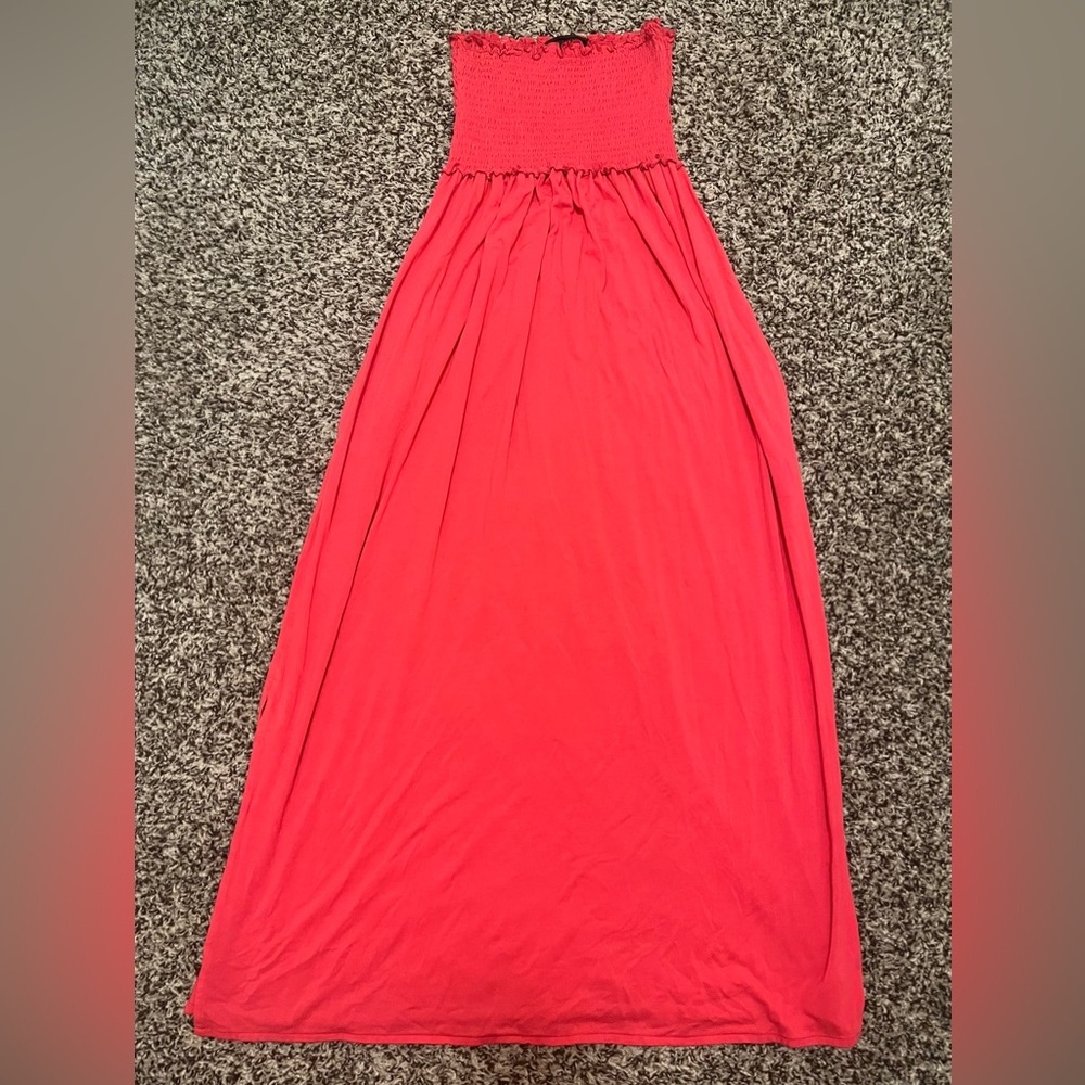 BCBGMaxAzria Vibrant Pink Maxi Dress